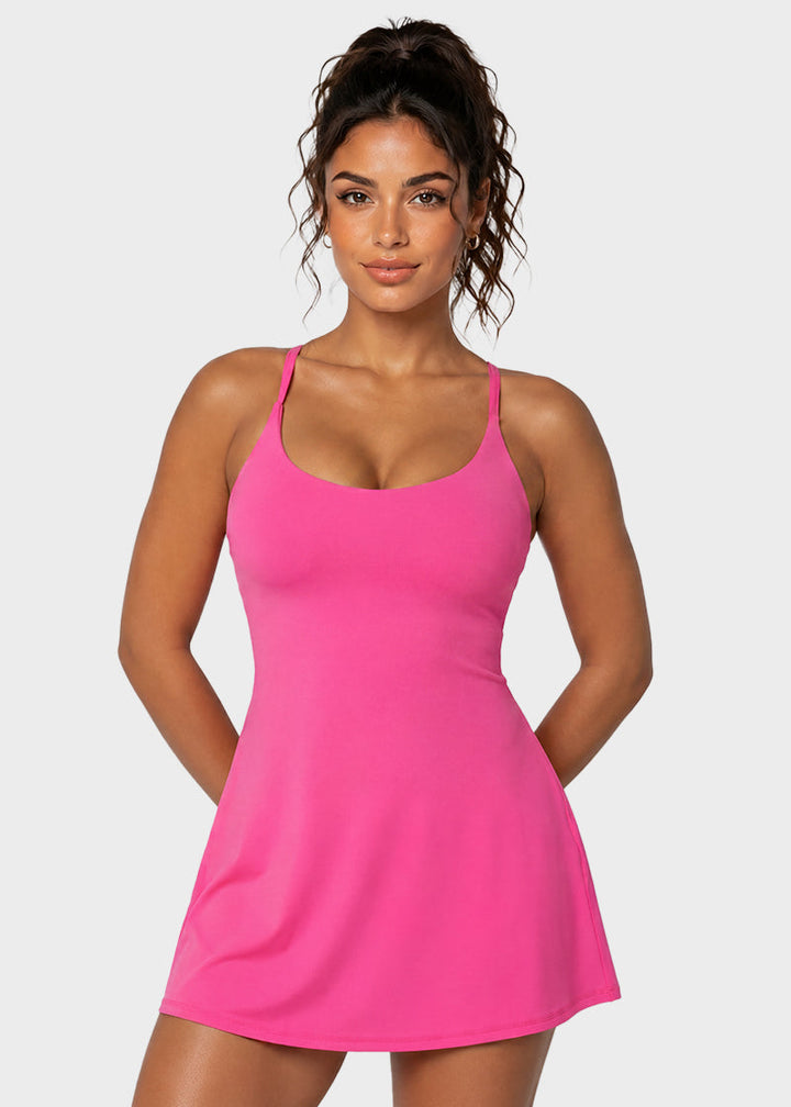 Sanne | Sportjurk met Ingebouwde Short