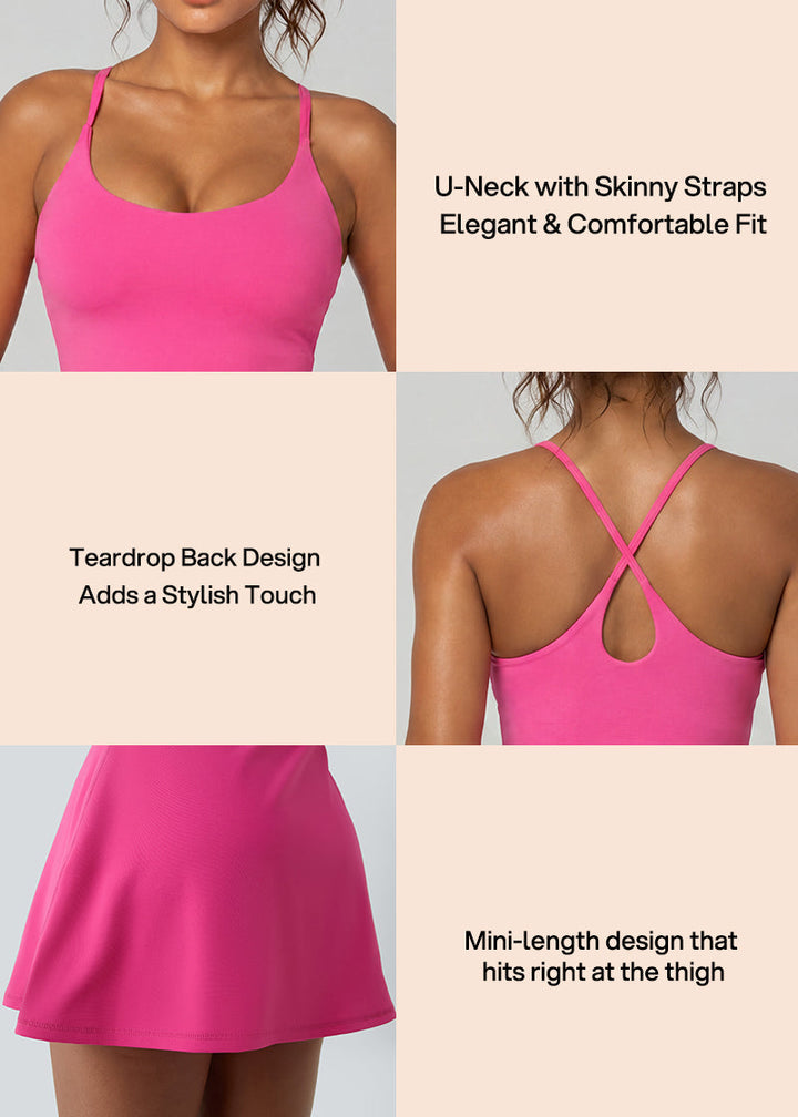 Sanne | Sportjurk met Ingebouwde Short