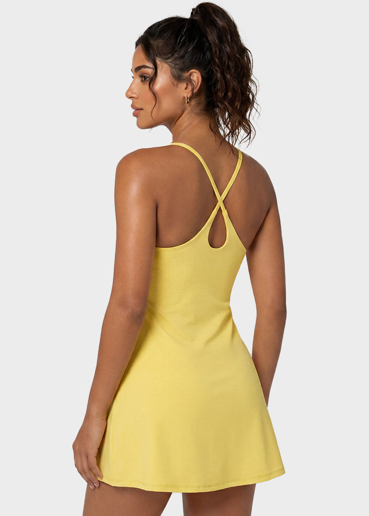 Sanne | Sportjurk met Ingebouwde Short