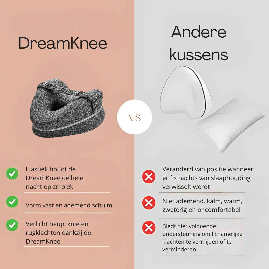 DreamKnee | Voor een pijnvrije en ontspannen nachtrust