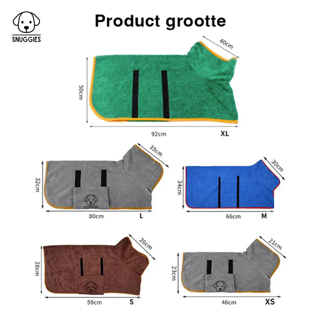 Snuggies™ | De warme drogende jas voor jouw viervoeter