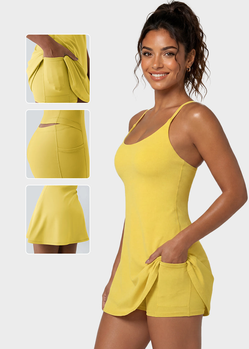Sanne | Sportjurk met Ingebouwde Short