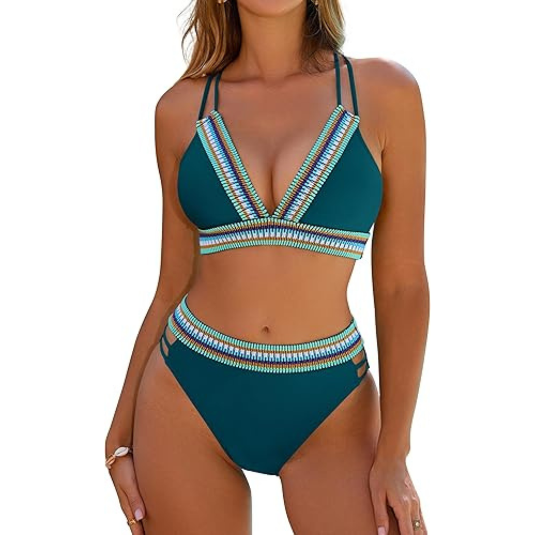 Elske | Boho Bikini met Hoge Taille