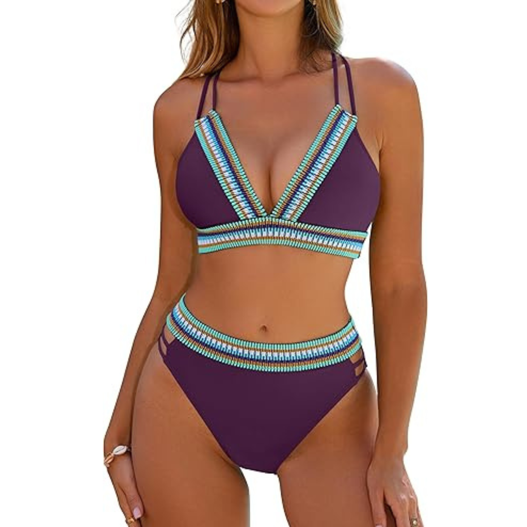 Elske | Boho Bikini met Hoge Taille