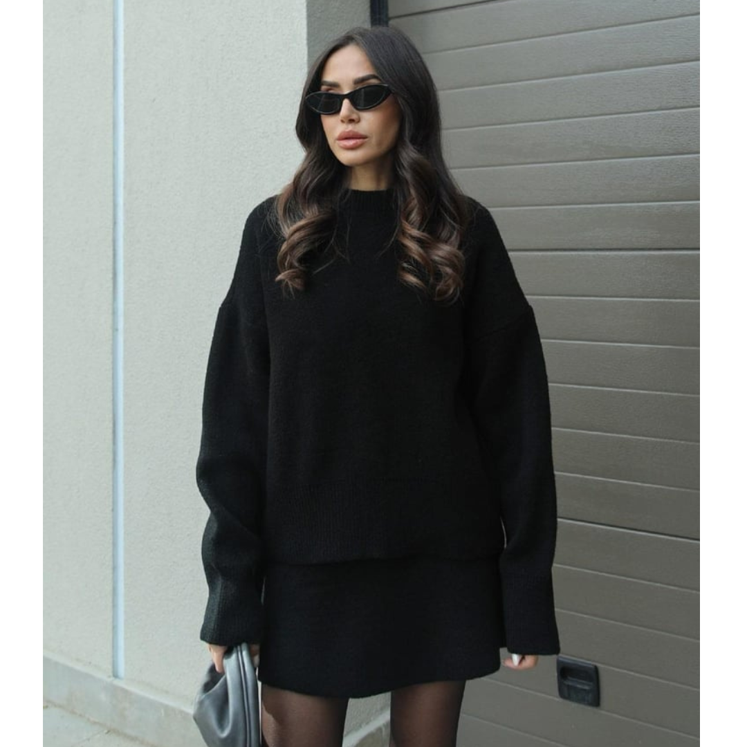 Cynthia | Moderne Tweedelige Set Voor Dames | Trui en Rok