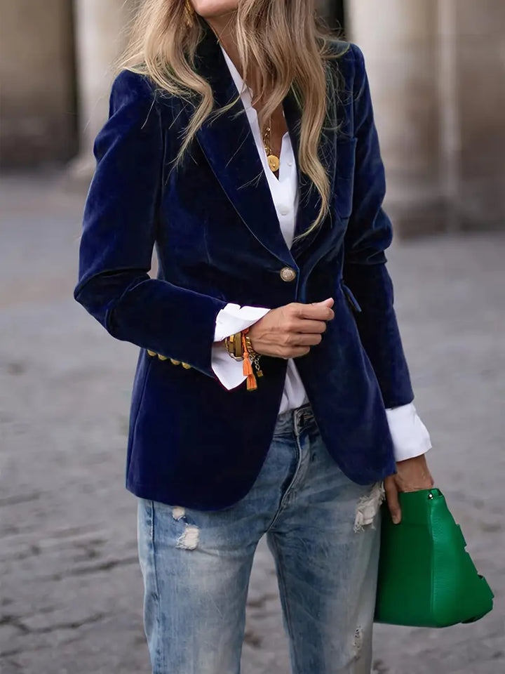 Caterina | Elegante fluwelen blazer