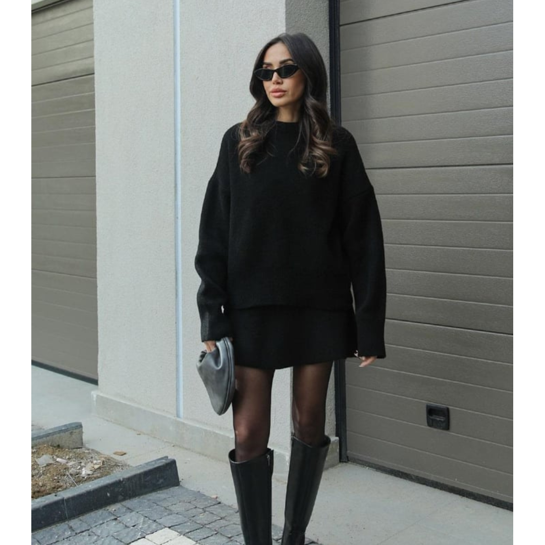 Cynthia | Moderne Tweedelige Set Voor Dames | Trui en Rok