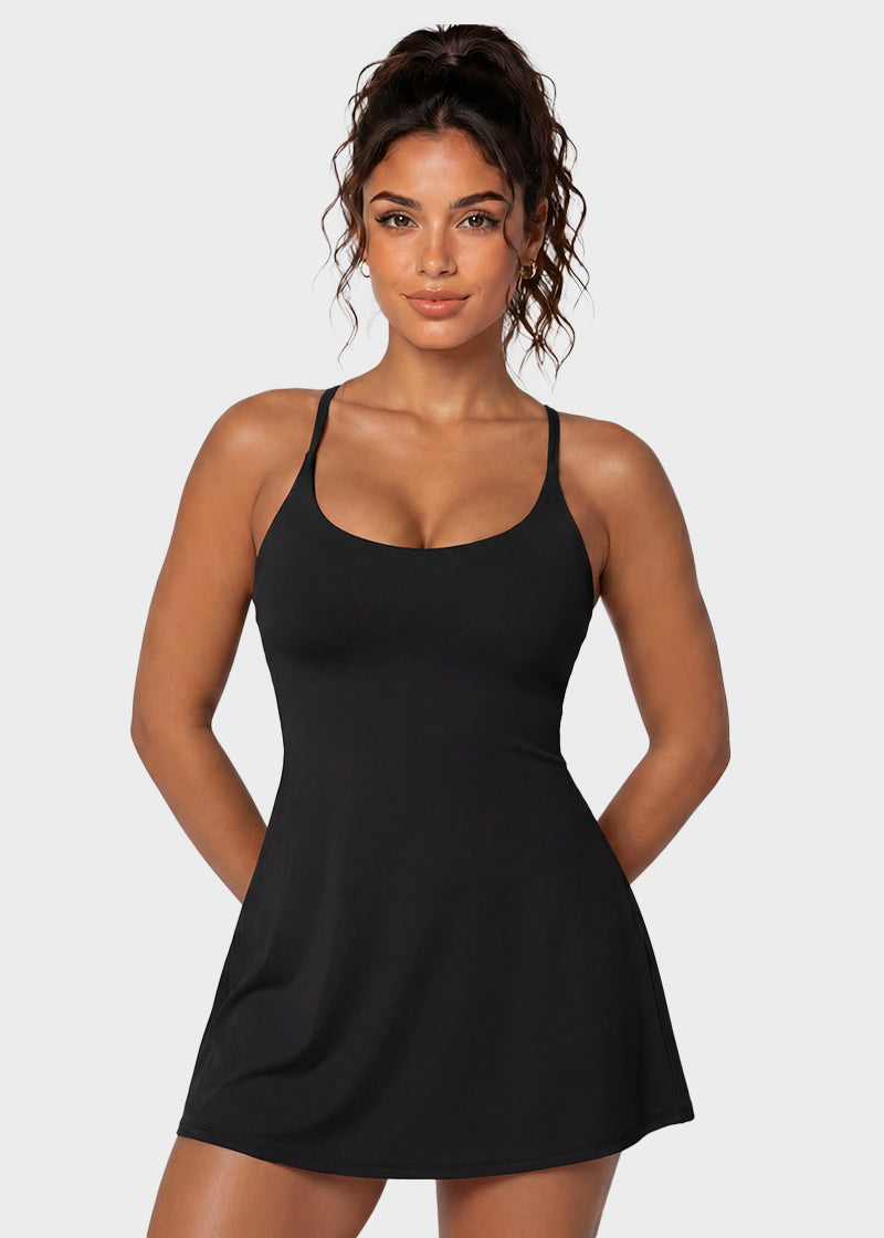 Sanne | Sportjurk met Ingebouwde Short
