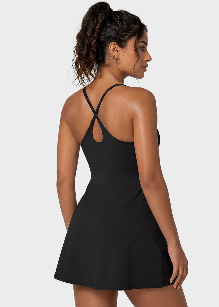 Sanne | Sportjurk met Ingebouwde Short