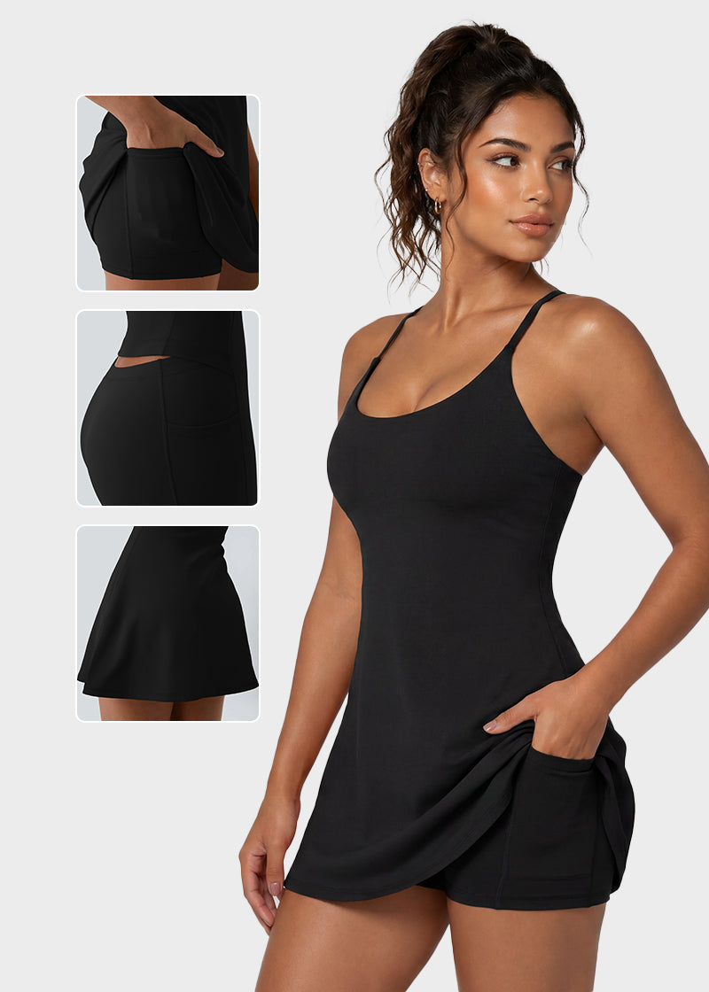 Sanne | Sportjurk met Ingebouwde Short