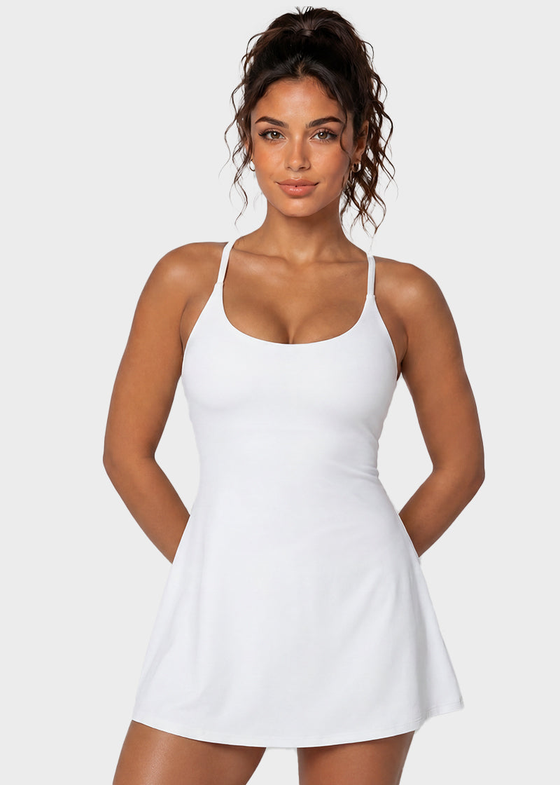 Sanne | Sportjurk met Ingebouwde Short