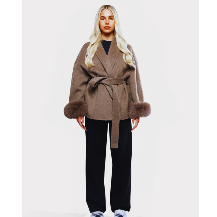 Fleur | Veelzijdige Damesjas Met Riem | Tijdloos