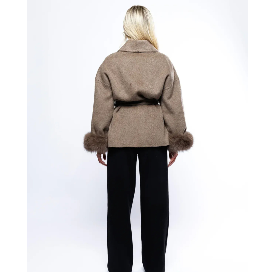 Fleur | Veelzijdige Damesjas Met Riem | Tijdloos