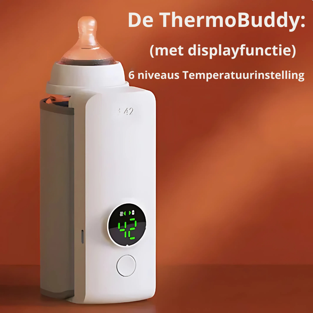 ThermoBuddy | Perfect Verwarmde Fles | 50% Kerstmis Korting