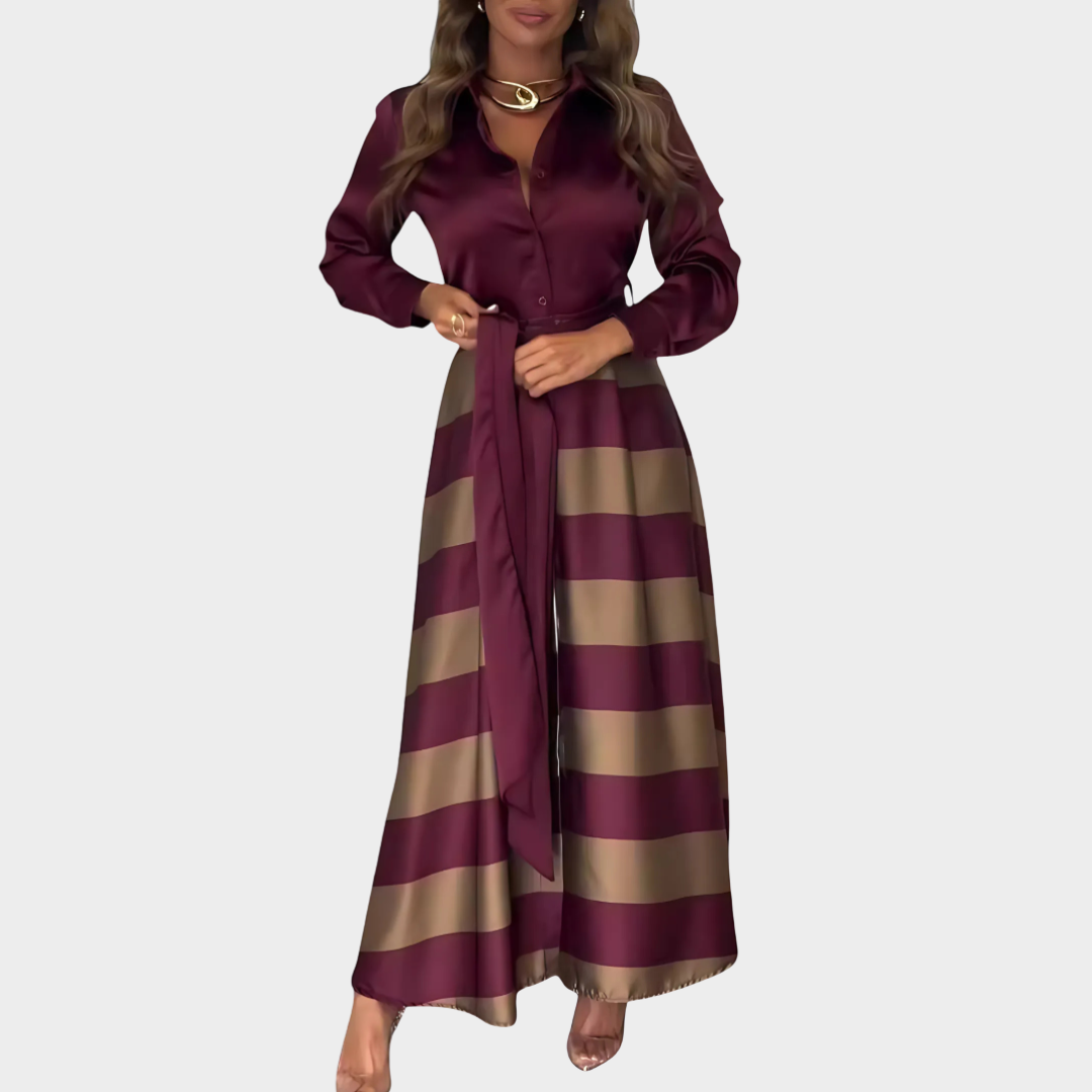 Ezmy | Dames Maxi-Jurk Met Ceintuur