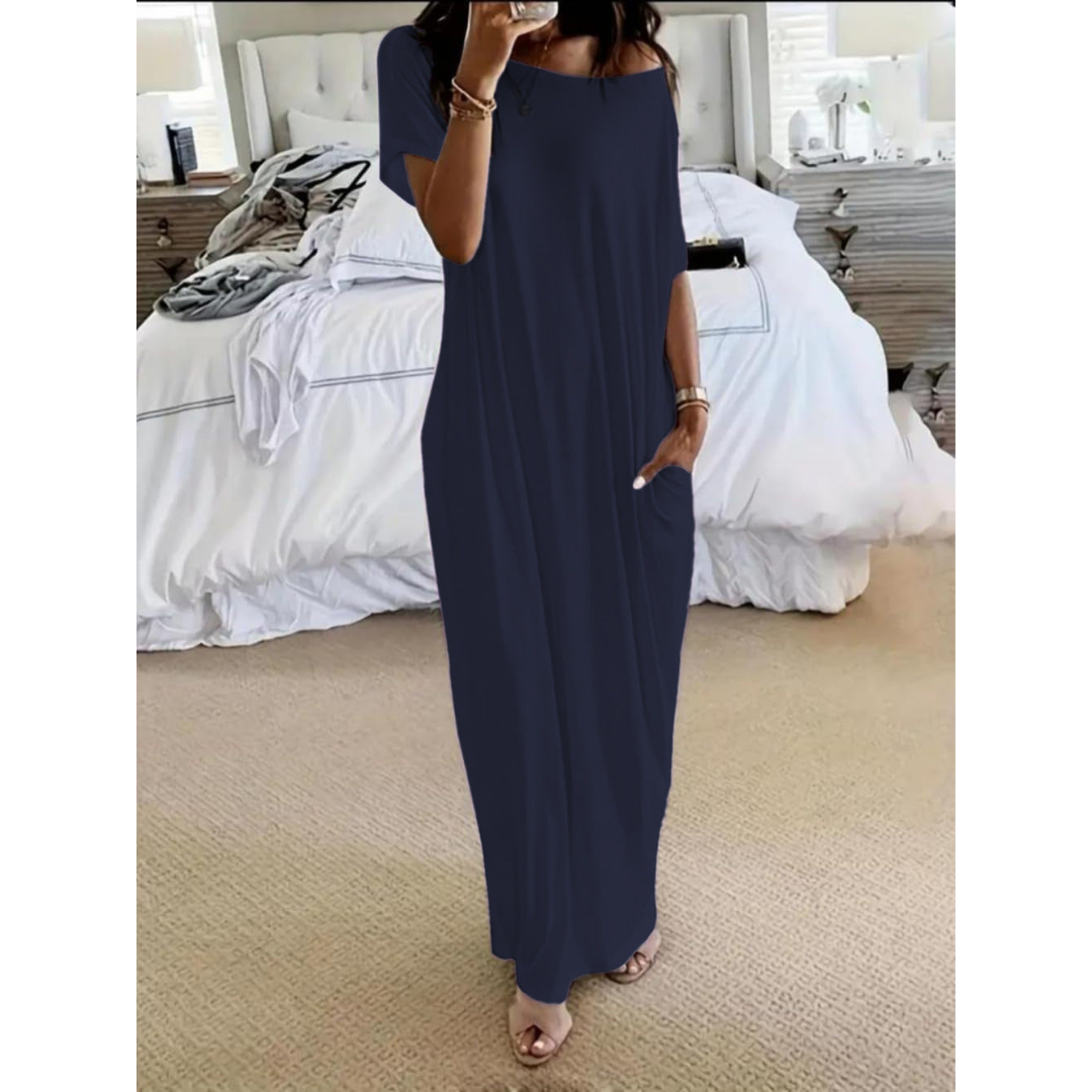Nathalie | Zomerse Off-Shoulder Maxi-jurk