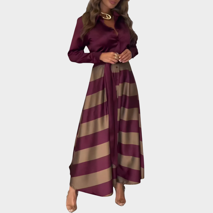 Ezmy | Dames Maxi-Jurk Met Ceintuur
