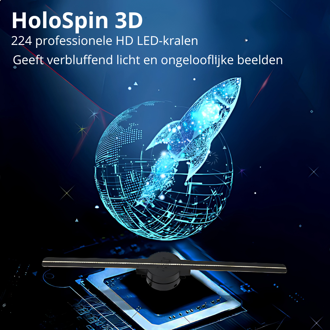 HoloSpin 3D  | De ultieme LED-ervaring voor jouw ruimte | 30% Kerst Korting