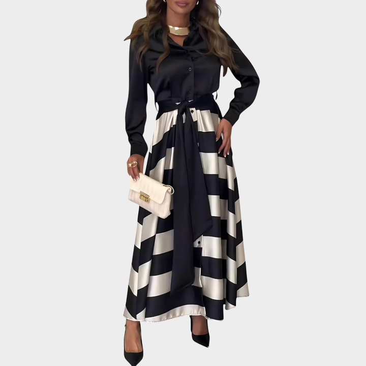 Ezmy | Dames Maxi-Jurk Met Ceintuur