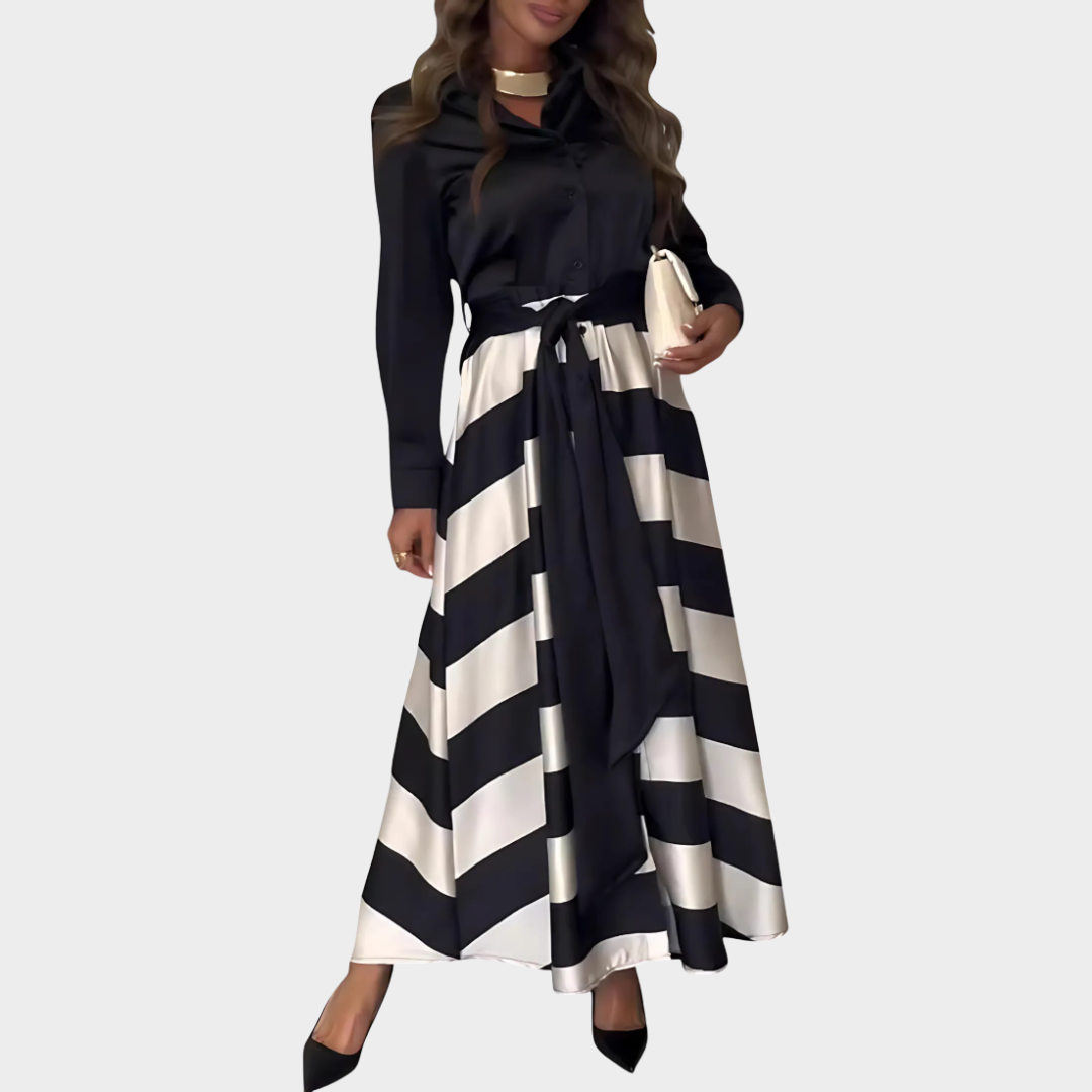 Ezmy | Dames Maxi-Jurk Met Ceintuur