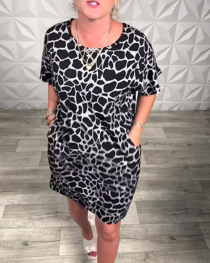Tessa | Losvallende Midi-jurk