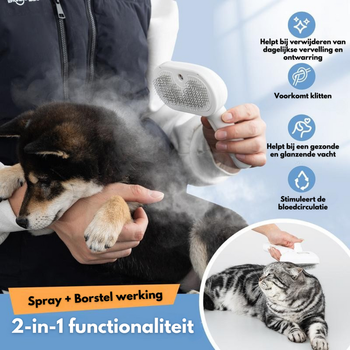 FurryFlex™ | Zelfreinigende Hondenborstel voor een Schone Vacht & Huis