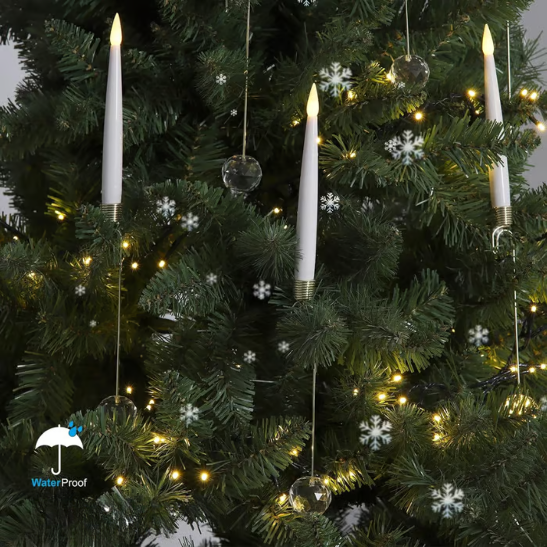 CrystalGlow | Kerstboomverlichting met Kristal | 30% Kerstmis Korting