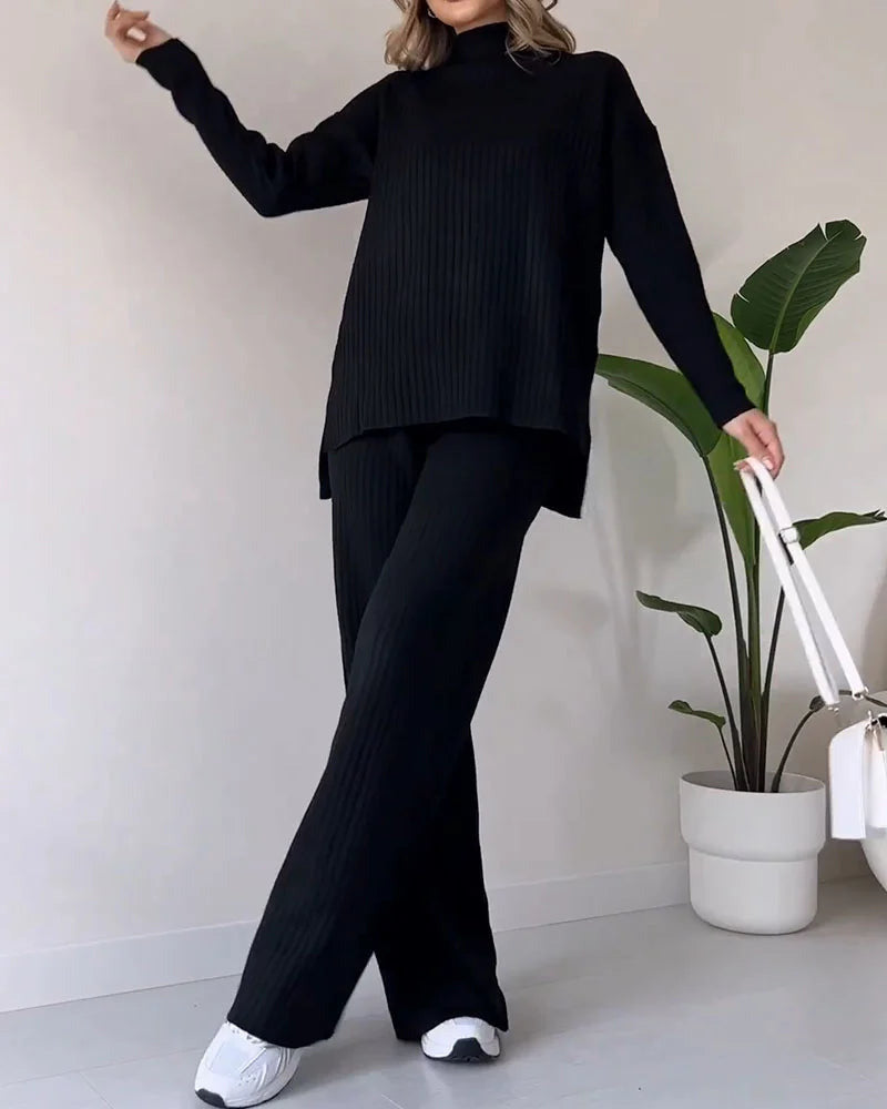 Fayla Softwear | Winter Casual Tweedelige Set Voor Dames