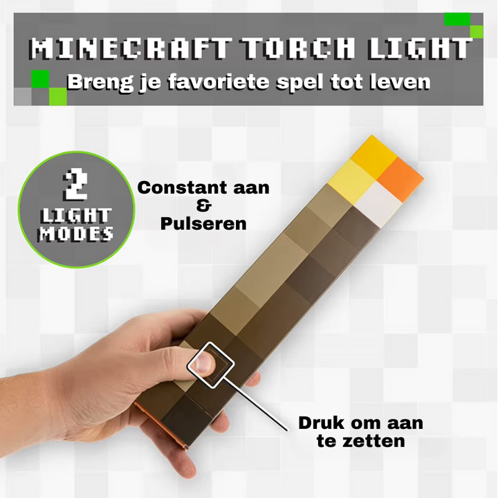 MineTorch™ | de lichtgevende bron van creativiteit | 50% Kerstmis sale