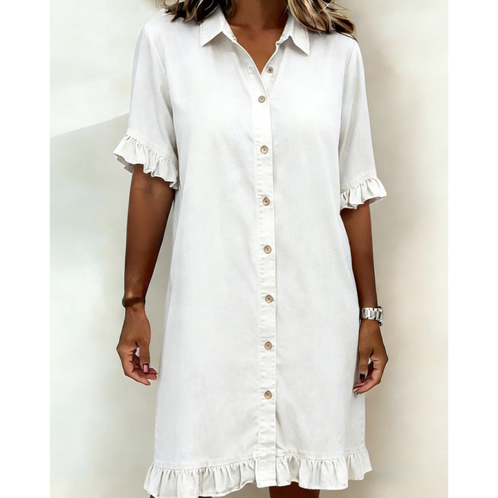 Anouk | Flatterende Denimjurk