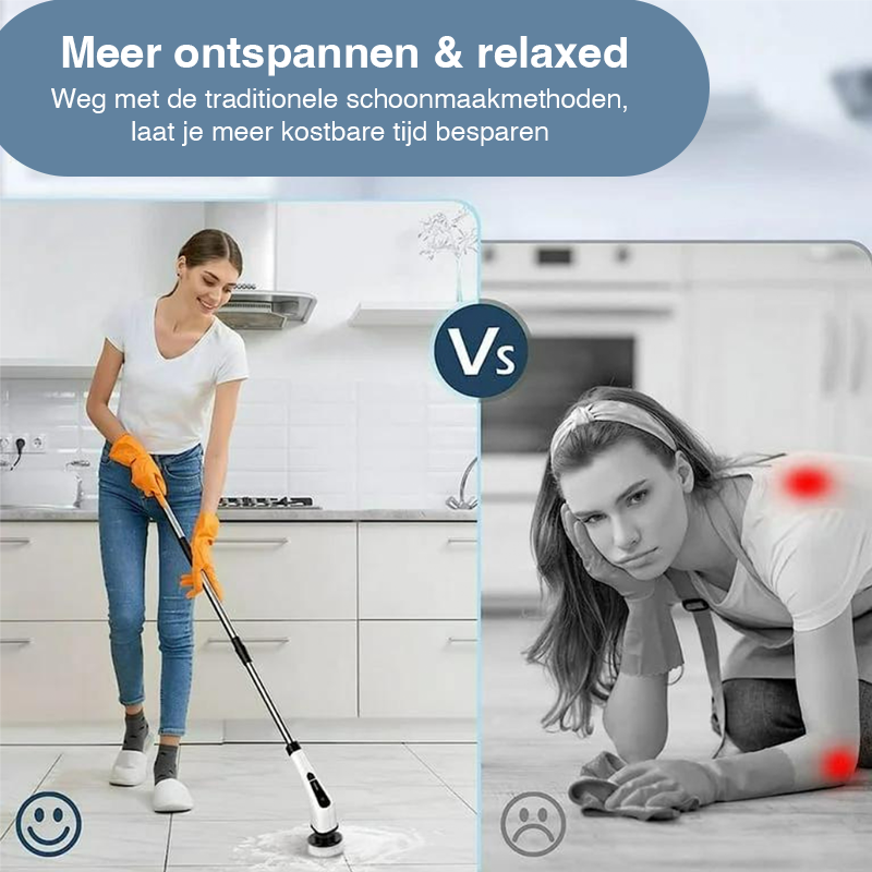 EasyClean 55™ - Schoonmaken zonder fysieke problemen | 50% Kerstmis korting