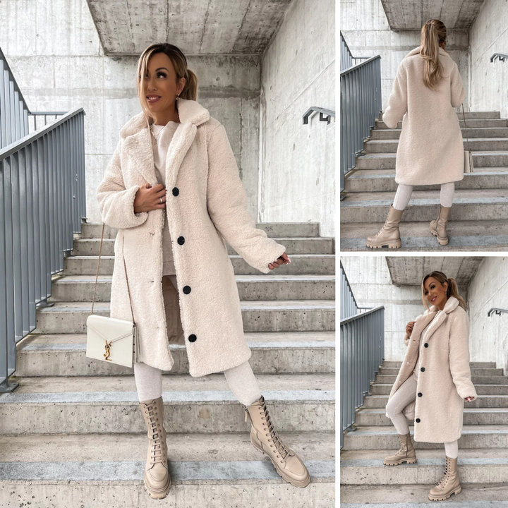 Elora™ | Lange Teddycoat voor Dames