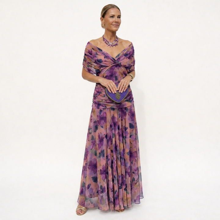 Elora | LANGE JURK DAMES MET BLOEMENPRINT™ 4