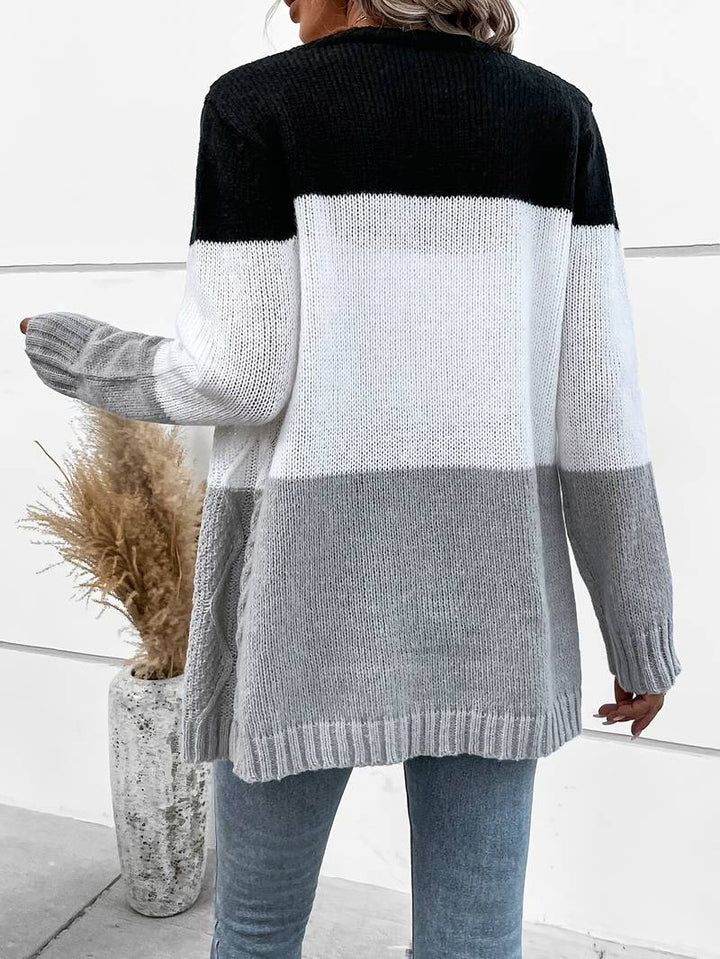 Elora | TWEEKLEURIG GEBREID VEST™ 2