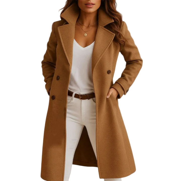 Gigi™ – Lange Warme Jas Voor Dames