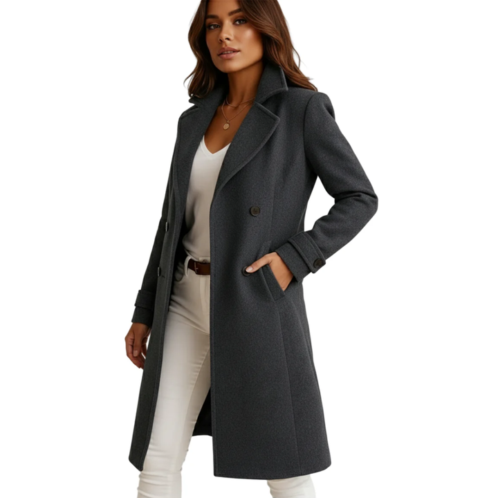 Gigi™ – Lange Warme Jas Voor Dames