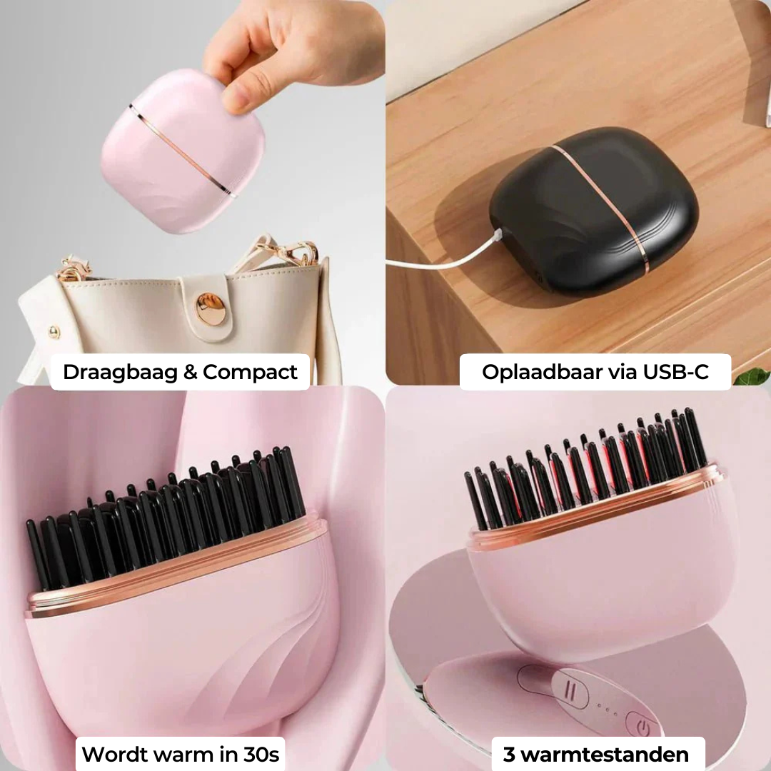GlowBrush™ | De Anti-Bad-Hair-Day Borstel