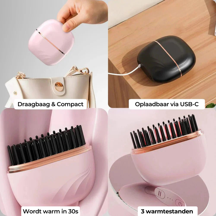 GlowBrush™ | De Anti-Bad-Hair-Day Borstel
