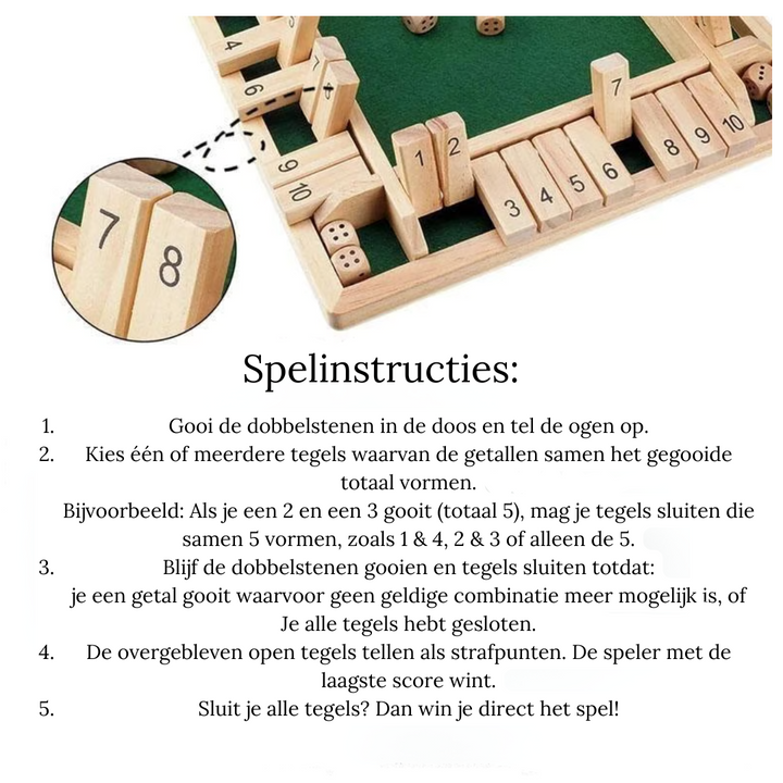 Number Knockdown | Het favoriete houten bordspel