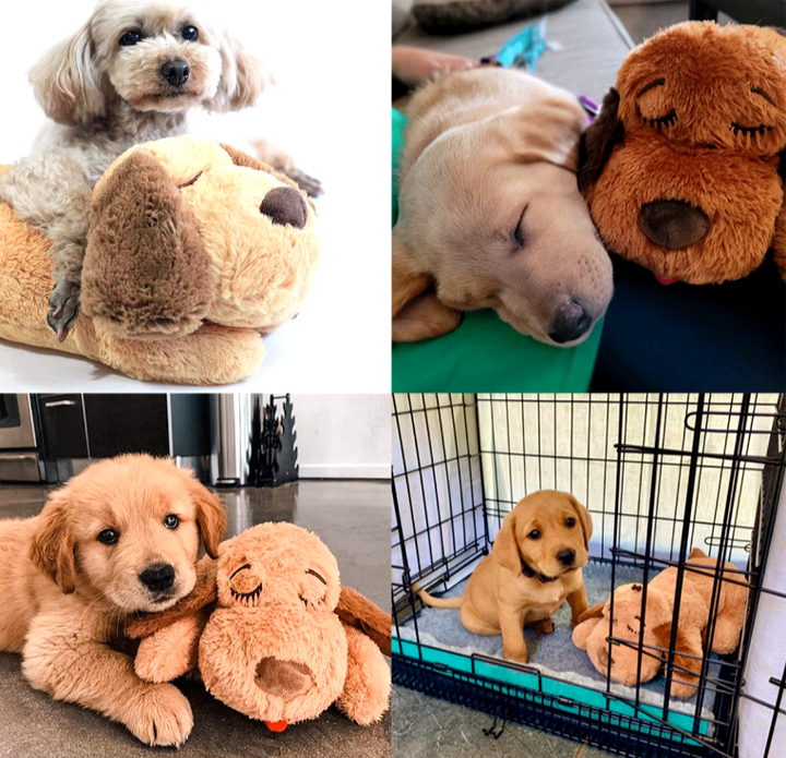 SnuggleBuddy™ | Kalmerende Hartslagknuffel voor Jouw Hond