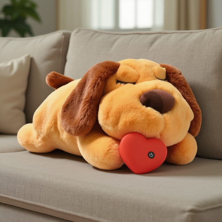 SnuggleBuddy™ | Kalmerende Hartslagknuffel voor Jouw Hond