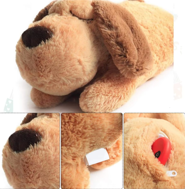 SnuggleBuddy™ | Kalmerende Hartslagknuffel voor Jouw Hond