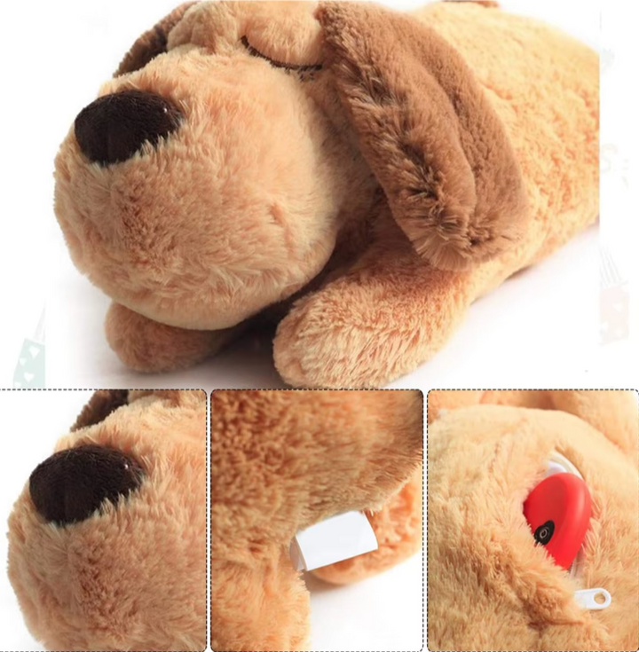 SnuggleBuddy™ | Kalmerende Hartslagknuffel voor Jouw Hond