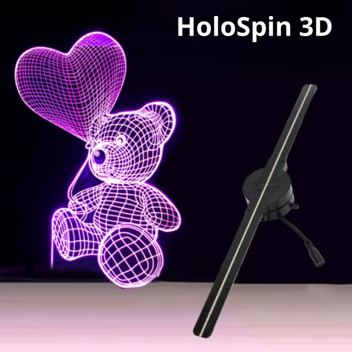 HoloSpin 3D  | De ultieme LED-ervaring voor jouw ruimte | 30% Kerst Korting