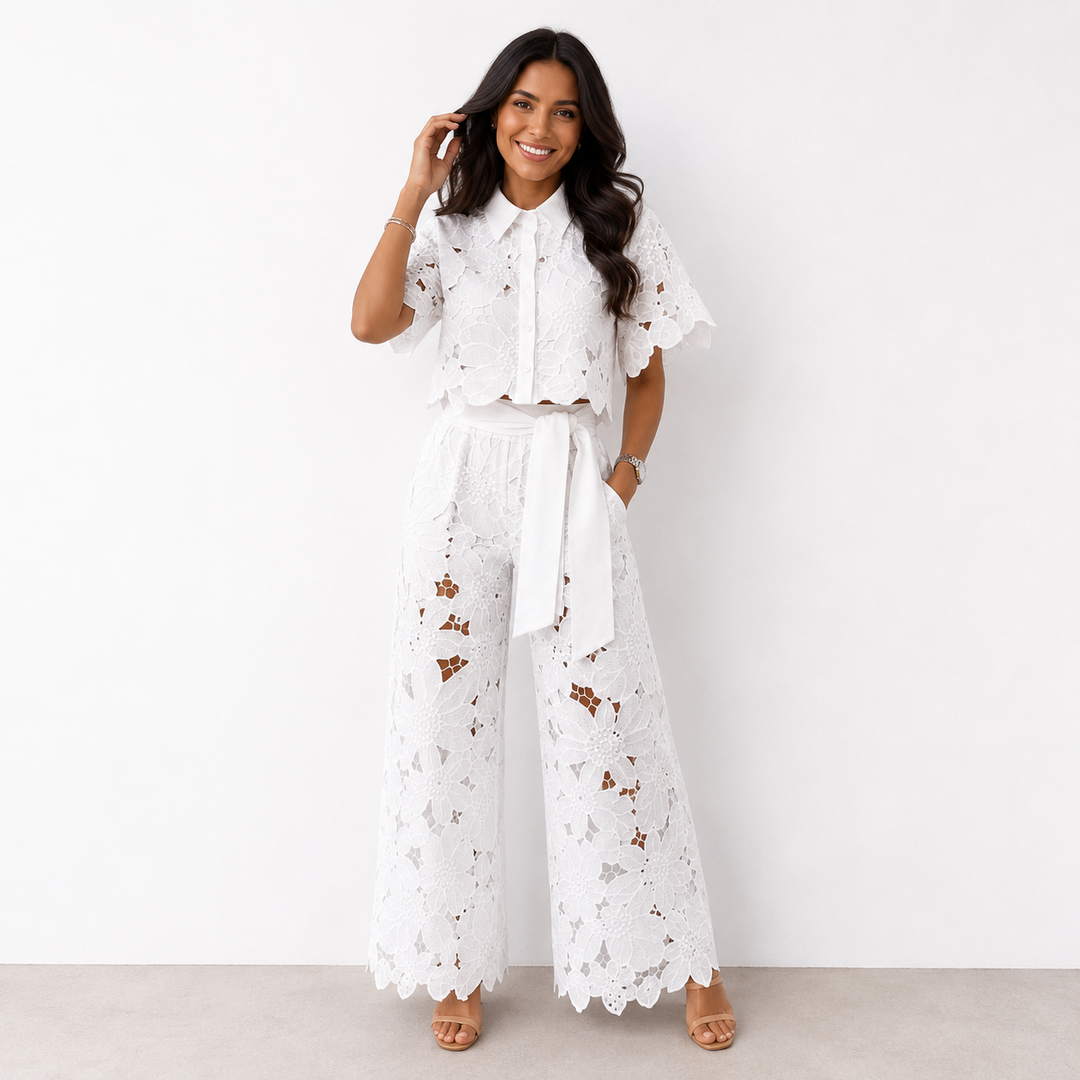 Isabella | Tweedelige Set Dames met Kanten Details 1