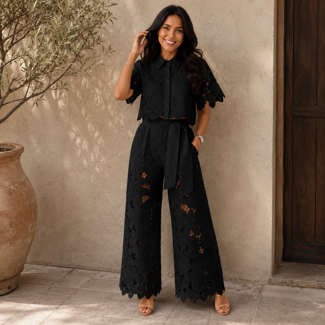 Isabella | Tweedelige Set Dames met Kanten Details 2