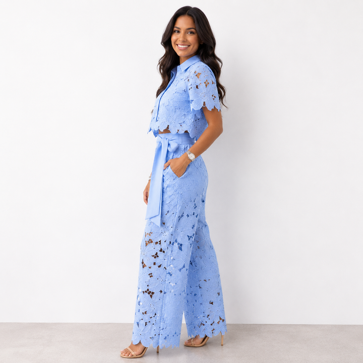 Isabella | Tweedelige Set Dames met Kanten Details 7