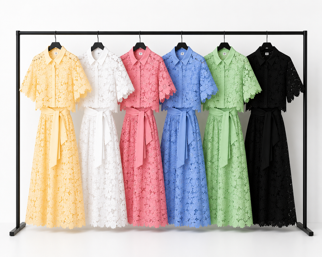 Isabella | Tweedelige Set Dames met Kanten Details 8