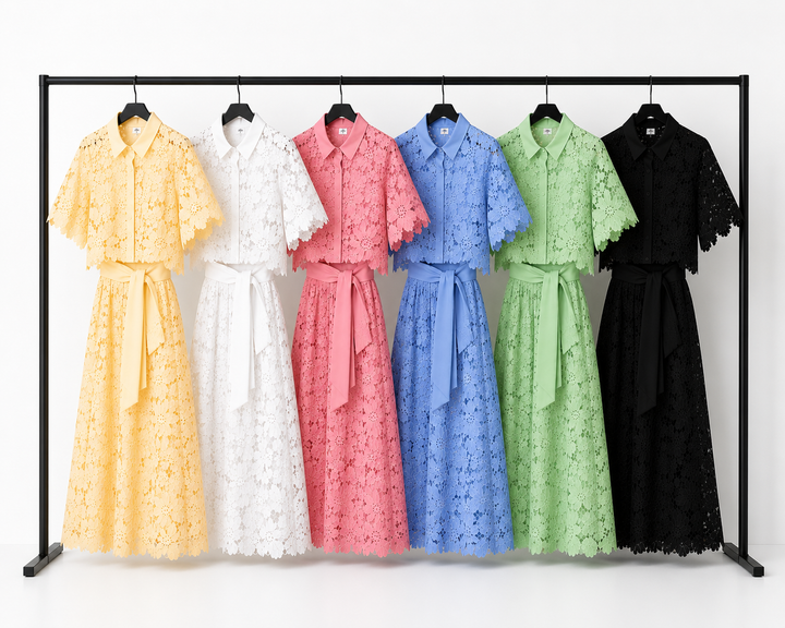 Isabella | Tweedelige Set Dames met Kanten Details 8
