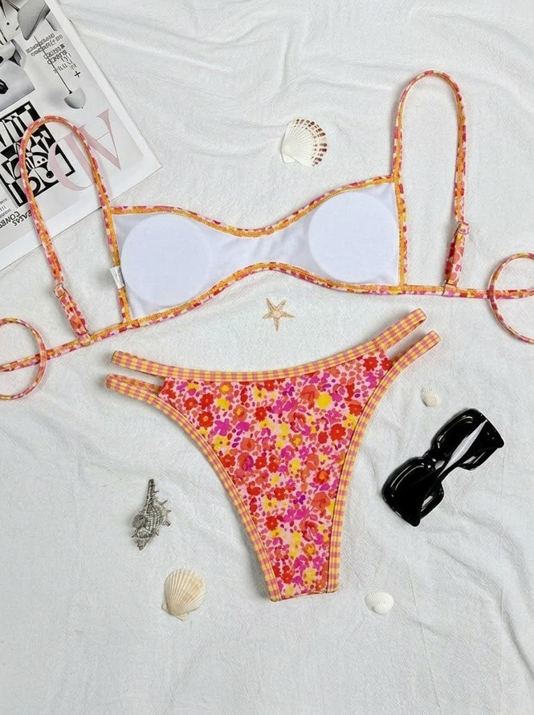Luna | Rugloze Tweedelige Bikinibadpak 7